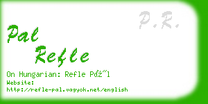 pal refle business card